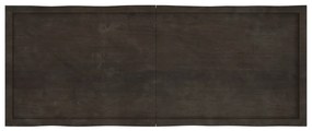 vidaXL Επιφ Τραπεζιού Αν Καφέ 160x60x(2-6)εκ.Ακατέργ. Μασίφ Ξύλο Δρυός
