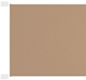 vidaXL Τέντα Κάθετη Taupe 60 x 1000 εκ. από Ύφασμα Oxford
