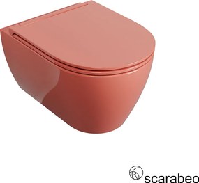 Scarabeo Glam Twist 520100SC Peach Glossy - Κρεμαστη Λεκανη