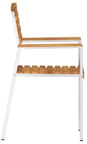 vidaXL Καρέκλες Κήπου  8 τμχ 54.5x56x89 εκ. από Μασίφ Ξύλο Ακακίας