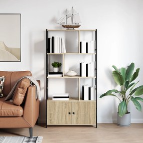 vidaXL Ράφι Βιβλίων Sonoma Δρυς 80 x 30 x 155.5 εκ Επεξεργασμένο ξύλο