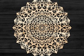 Intra απο ξύλο plywood 3mm-4mm πάχος 3D Mandala για Cricut Δίασταση 30x30 cm INTRAFABR-73702393