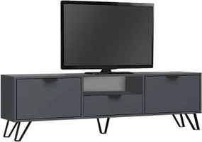Έπιπλο τηλεόρασης Jasmine γκρι 170x35x50εκ