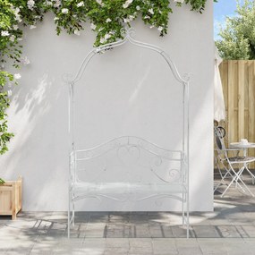 vidaXL Πάγκος  Λευκός Μέταλλο 121 x 48 x 200 εκ. Διακοσμητικά Ένθετα