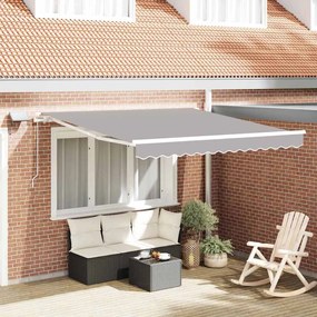 vidaXL Σκηνίτσα Αναδιπλούμενη with 300 x 250 εκ Ανοιχτό γκρι