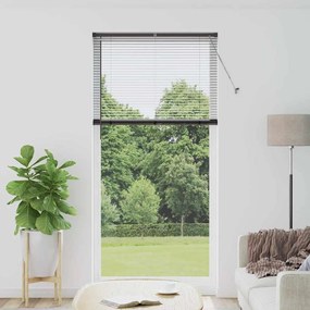 vidaXL Βενετσιάνικες Ρόδες Μαύρο 220 x 100 cm Αλουμίνιο