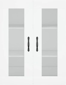 vidaXL Ντουλάπι Λευκό 69,5x34x180 εκ. από Επεξεργασμένο Ξύλο