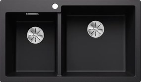 Blanco Pleon 9 - Νεροχύτης Κουζίνας Γρανίτη 86x50 - Black