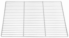 vidaXL Σχάρα ψησίματος Ασημί 60 x 40 cm Ανοξείδωτο ατσάλι