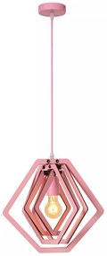 Φωτιστικό Κρεμαστό Lucide 77489-01-66 MAURO Ροζ (Pink)