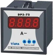 Ψηφιακό όργανο πίνακος-αμπερόμετρο TAIFA DP3-72-I 72x72 True RMS