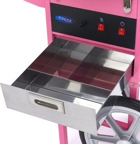 Candy Floss Machine – Ø 52cm – Pink – with Cart