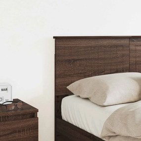 vidaXL Κεφαλάρι Καφέ δρυς Επεξεργασμένο ξύλο