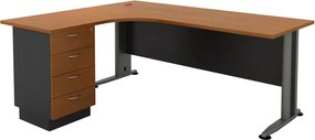 SUPERIOR COMPACT Αριστερή Γωνία - Απόχρωση Dark Grey - Cherry   1τμχ