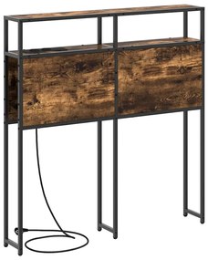 vidaXL Κεφαλάρι Αποθήκης Καπνιστή δρυς 75 cm Επεξεργασμένο ξύλο