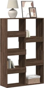 vidaXL Βιβλιοθήκη Καφέ Δρυς 100x33x155,5 εκ. από Επεξεργασμένο Ξύλο
