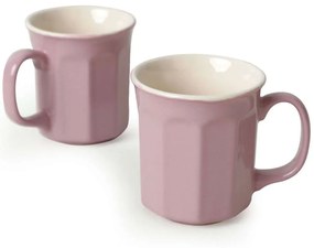 Κούπες (Σετ 6Τμχ) 275KRM1979 9cm 270ml Pink Hermia Ceramic