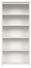 Βιβλιοθήκη Boston E110, 90x201x41cm, 54 kg, Άσπρο, Πλαστικοποιημένη μοριοσανίδα, Εντοιχισμένη, Πόδια: Πλαστικοποιημένη μοριοσανίδα, Ανοιχτό