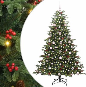 vidaXL Τεχνητό Χριστουγεννιάτικο Δέντρο με 300 LED Πράσινο 180 cm