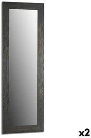 Τοίχο καθρέφτη Gift Decor Γκρι 46 x 136 x 2 cm Ορθογώνιο (x2)