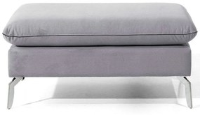 Σκαμπό Piretta 162556009 106x65x45cm Light Grey