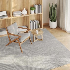 vidaXL Χαλιά χώρου LUGO Κρεμ και Γκρι 200 x 200 cm Πολυεστέρας