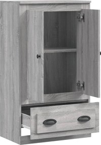 VidaXL Ντουλάπι Γκρι Sonoma 60x35,5x103,5 εκ. από Επεξεργασμένο Ξύλο
