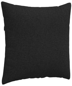 vidaXL Μαξιλάρι Καναπέ 2 pcs Μαύρο 60 x 60 cm ύφασμα