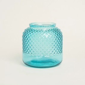 Beauty Home ΒΑΖΟ ΑΝΑΓΛΥΦΟ 19 x 19 cm  Τυρκουάζ