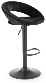 60-20765 H102 bar stool black DIOMMI V-CH-H/102-CZARNY, 1 Τεμάχιο