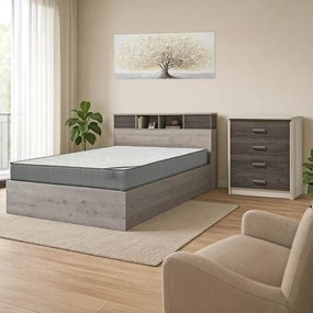 Φοιτητικό πακέτο επίπλων κρεβατοκάμαρας Dwell pakoworld σετ 3τεμ