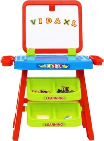 vidaXL Παιδικό Καβαλέτο και Γραφείο Εκμάθησης Σετ Παιχνιδιού 3 σε 1