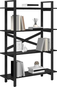 vidaXL Ράφι Βιβλίων 4 επιπέδων 100 x 33,5 x 140 εκ Επεξεργασμένο Ξύλο