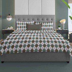 Φανελένια Παπλωματοθήκη Υπέρδιπλη (220x240) Dimcol Diamond 329
