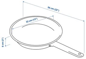 IKEA 365+ τηγάνι, 32 cm 005.807.06