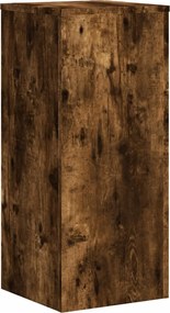 vidaXL Βάσεις Φυτών 2Τεμ. Καπνιστή Δρυς 30x30x70εκ. Επεξεργασμένο Ξύλο