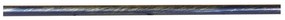 Κουρτινόξυλο Βέργα Φ19mm Μονό 160cm Grace Black-Gold 190162