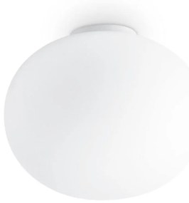 Φωτιστικό Οροφής - Πλαφονιέρα Cotton 297743 E27 D30x25cm White Ideal Lux