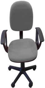 VELCO Pro Systems ΚΑΡΕΚΛΑ ΓΡΑΦΕΙΟΥ ΠΑΙΔΙΚΗ ΓΚΡΙ ΜΕ ΜΠΡΑΤΣΑ -ΔΙΑΣΤΑΣΕΙΣ: 57x47x81/92cm velco-Κ04767-3