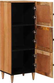 vidaXL Highboard Φυσικό 40 x 33 x 110 εκ Στερεό ξύλο μάνγκο