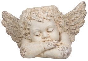 Artekko Cement Κασπώ Αγγελάκι από Μαγνήσιο Λευκό (59x36x36)cm Artekko D77557