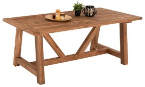 ΤΡΑΠΕΖΙ ΤΡΑΠΕΖΑΡΙΑΣ HM7922 PLUTON RECYCLED TEAK ΣΕ ΦΥΣΙΚΟ ΧΡΩΜΑ 200X100X75Yεκ.