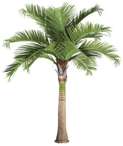 GloboStar® Artificial Garden COCONUT PALM TREE 20169 Τεχνητό Διακοσμητικό Φυτό Φοινικόδεντρο Κοκοφοίνικας Εξωτερικού Χώρου IP68 UV Certified Protection Υ400cm