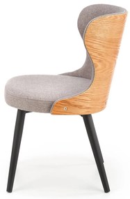 K452 chair color: grey / natural oak DIOMMI V-CH-K/452-KR