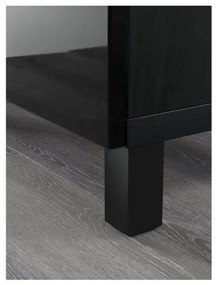 BESTÅ σύνθεση αποθήκευσης με πόρτες, 180x42x112 cm 092.081.85