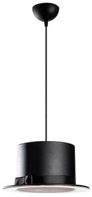 Φωτιστικό Οροφής Fotr Sivani 527ABY1691 Φ30x110cm E27 40W Black-White Opviq