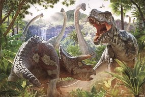 Αφίσα David Penfound - Dinosaur Battle, (91.5 x 61 cm)