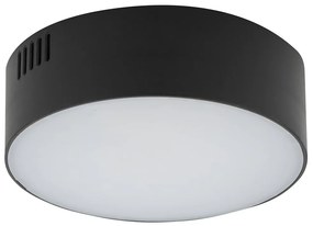 Φωτιστικό Οροφής - Πλαφονιέρα Lid Round 10406 11x4cm 15W 3000K 1200lm Led Black-White Nowodvorski