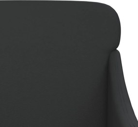 vidaXL Πολυθρόνα Μαύρη 63 x 76 x 80 εκ. από Συνθετικό Δέρμα