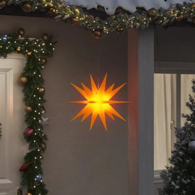 vidaXL Φωτιστικό Χριστουγεννιάτικο με LED Αναδιπλούμενο Κίτρινο 43 εκ